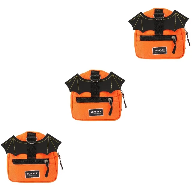 3 PCS Pet Walking Strap Bag Apparel Travel Sports Clothing Dog Self Backpack