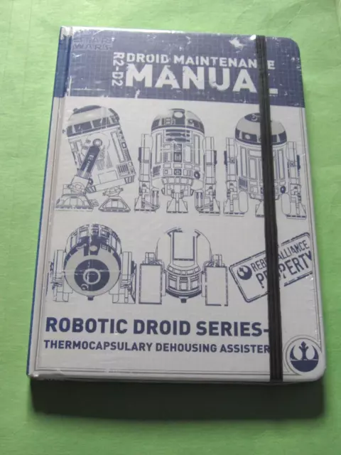 Disney Star Wars R2-D2 Droid Maintenance Manual Notebook Brand New Gift Present