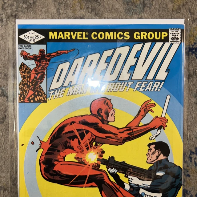 Daredevil #183 - 1st Punisher Battle Miller Marvel 1982 Comics NM 9.4 Cond 2