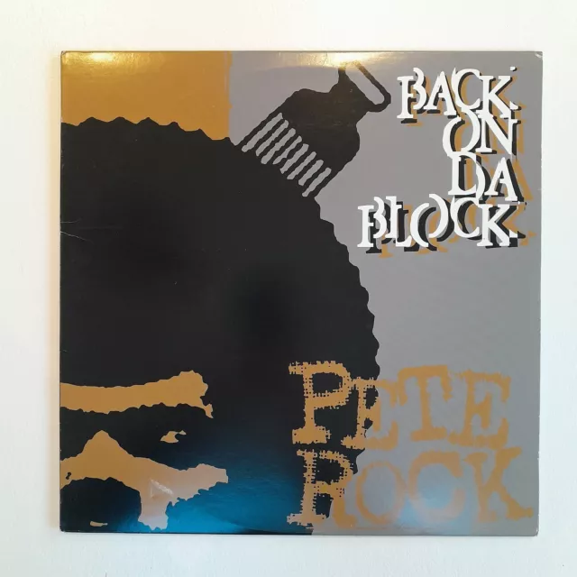 PETE ROCK Back On Da Block HIP HOP Rap 12" Handschnitte Japan 2000