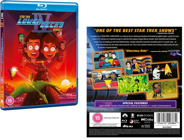 STAR TREK: LOWER DECKS 4 (2023): Animated TV Season Series NEW RgFree ...
