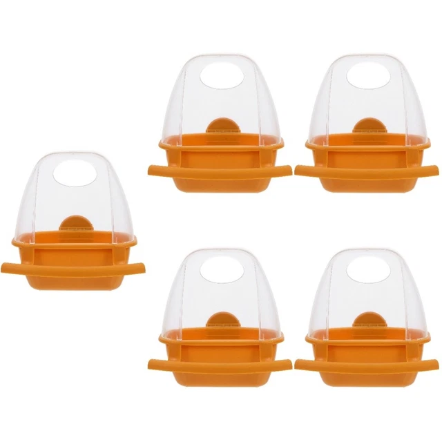 Clear Container Outdoor Bird Feeder Bird Food Box Feeding Bowl
