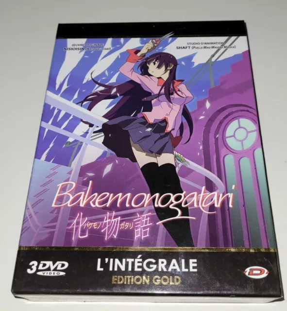 Coffret 3 DVD - Bakemonogatari - L Intégrale - Édition Gold