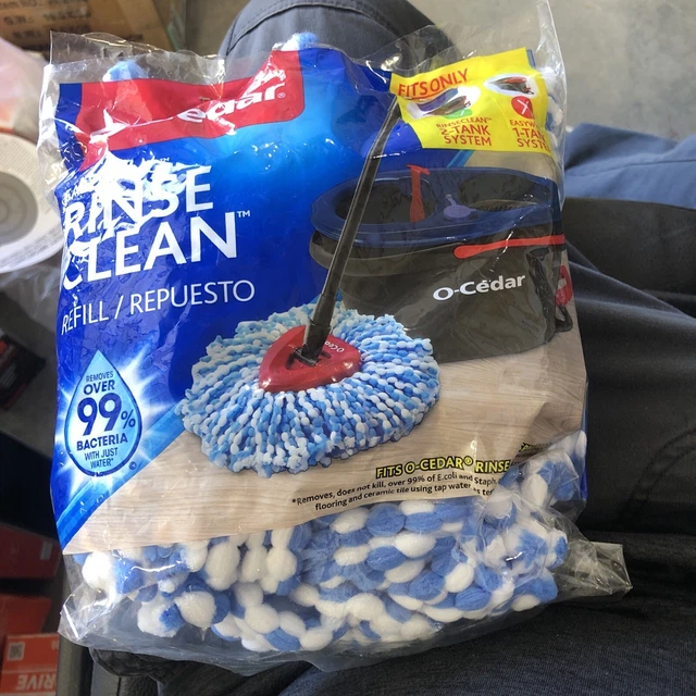 O-Cedar Easy Wring Rinse Clean Mop Refill Blue New In Package