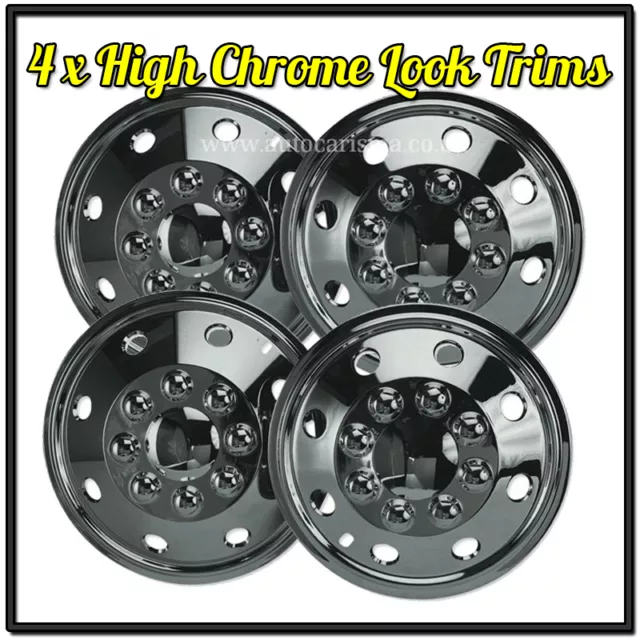 VW Volkswagen Crafter 15" Chrome Wheel Trims  American Style Hub Caps  SET OF 4