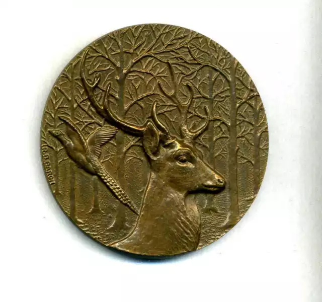 ANIMAL - LES Cerfs du Château de Rambouillet – Bronze – Par R.B