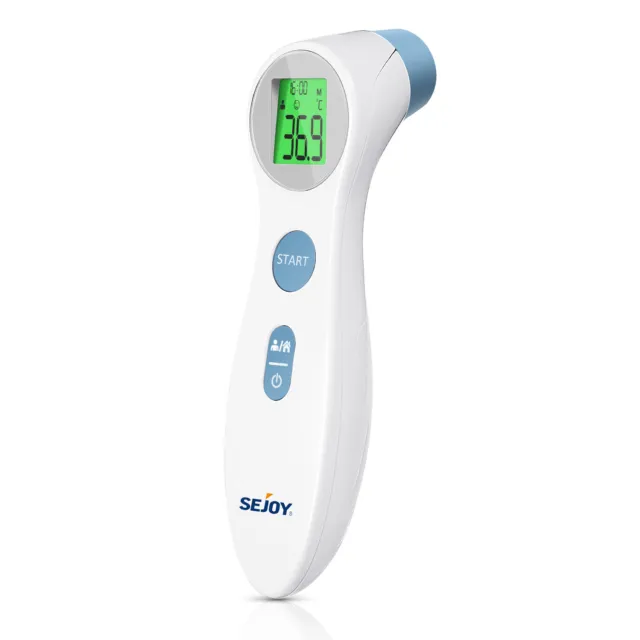 SEJOY Digitales Ohrthermometer Infrarot Fieberthermometer Kontaktlos Erwachsene