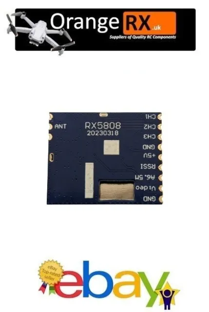 Boscam FPV 5.8Ghz Wireless Video Receiving Module RX5808 NO AUDIO - orangeRX UK