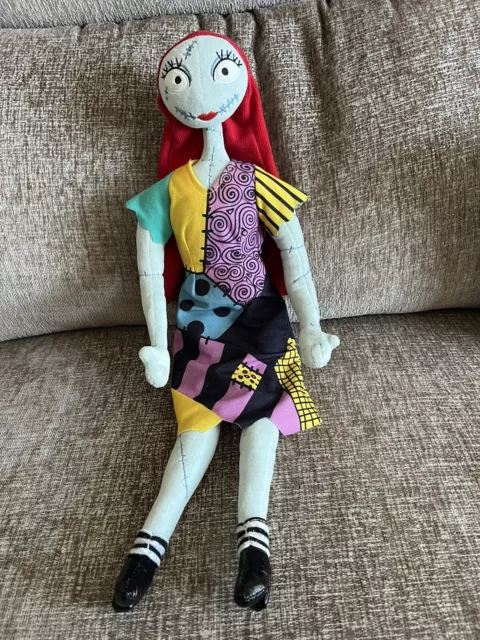 Disney Store The Nightmare Before Christmas SALLY Large 21"" bewegliche weiche Puppe