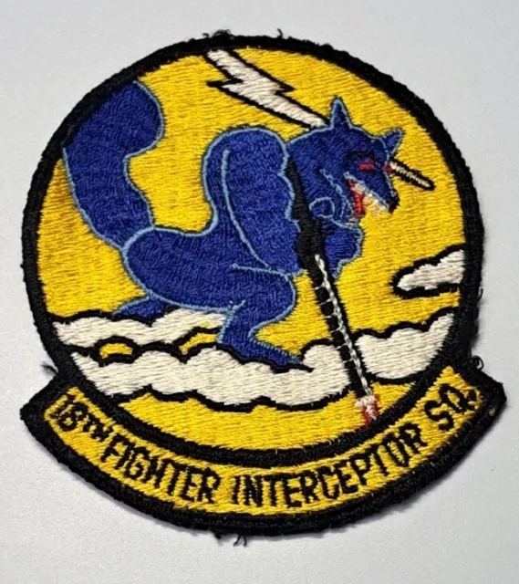 Vietnam 18th FIGHTER INTERCEPTOR SQUADRON Flight Patch Est.1952 Deactivated 1971