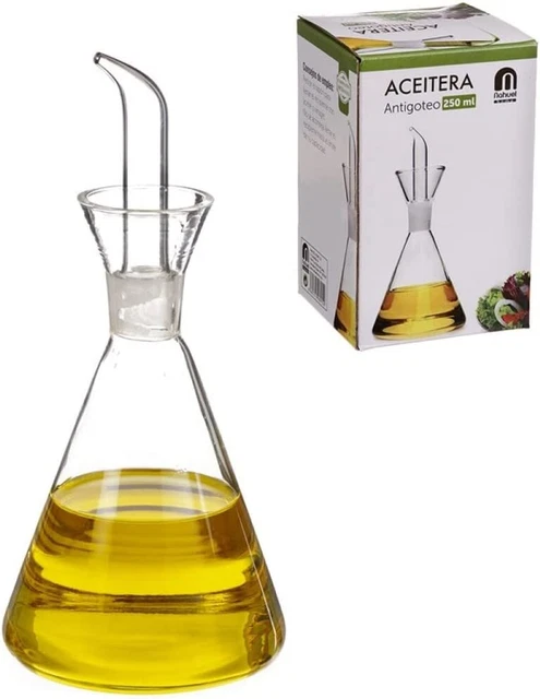 Dcasa-Oliera Antigoccia in Vetro 250 CC in Scatola, 250Ml
