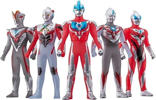 Ultra Hero Series EX New Generation Heroes Set Ultraman Ginga - Geed BANDAI