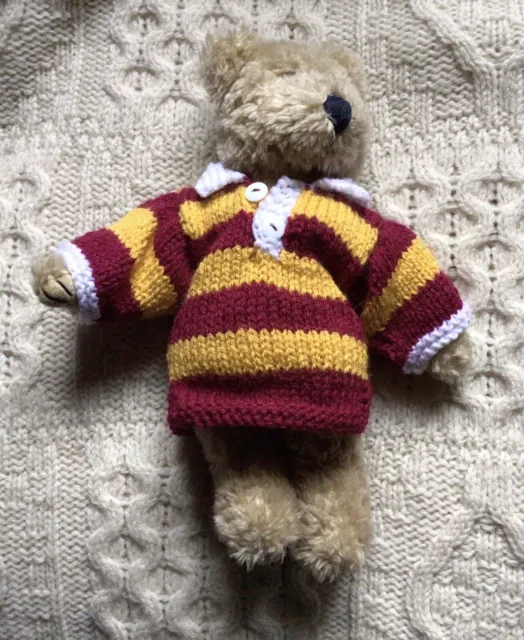 Hand Knitted Teddy Bear Jumper