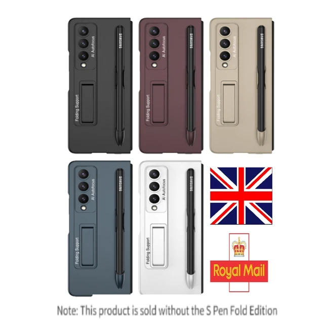 For Samsung Galaxy Z Fold 4 5G With S pen Holder Stand  Phone Hard Case Cover UK