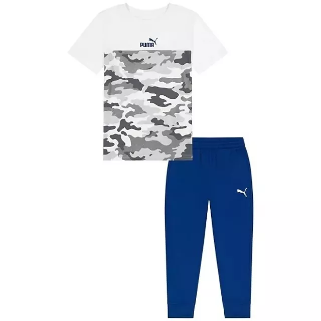 Puma Toddler Boys' 2T 2-Piece Tee Shirt and Jogger Pants Set Size 2T