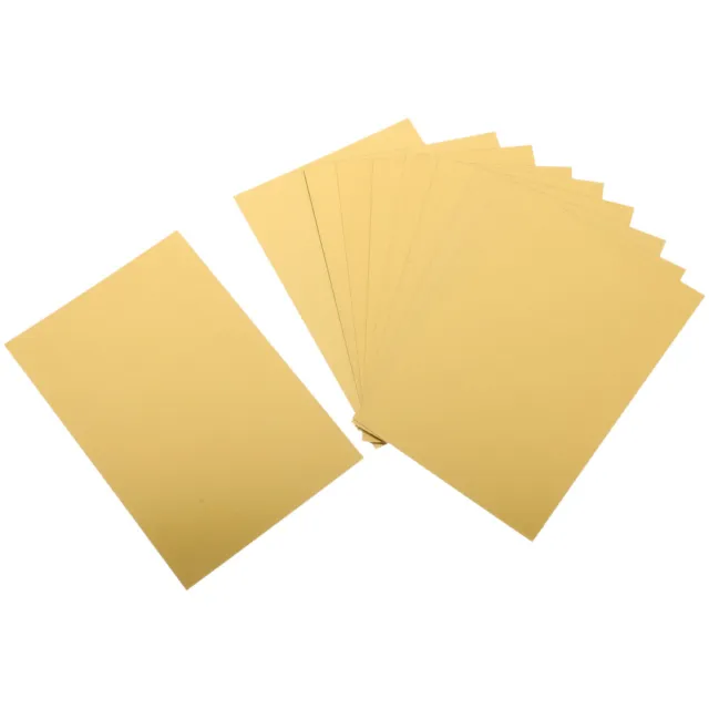 10pcs Golden Sublimation Metal Picture Blanks for Printing