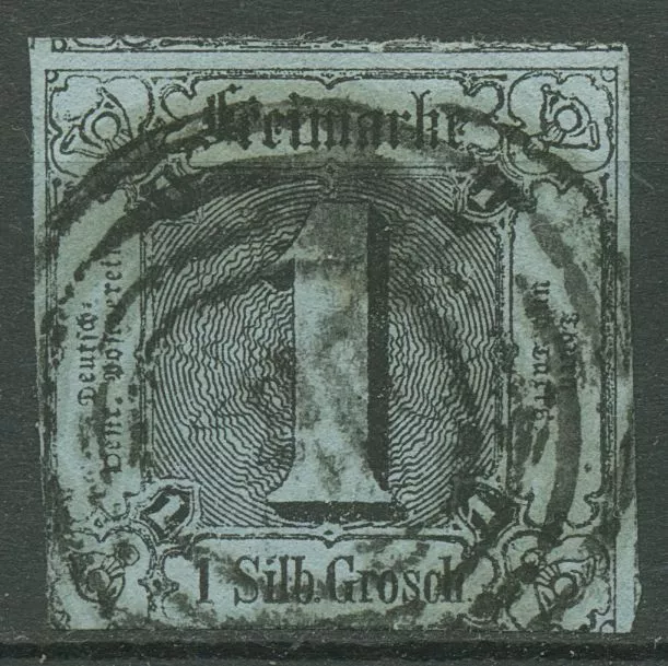 Thurn und Taxis 1853 1 Sgr. 11 a gestempelt