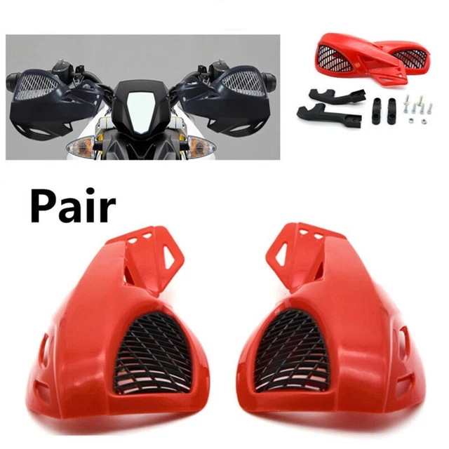 Protège-Mains Moto Pour E-Bike Et Scooter - Installation 10mm, Protection Contre Le Vent Et Les Chocs - Paire Complète