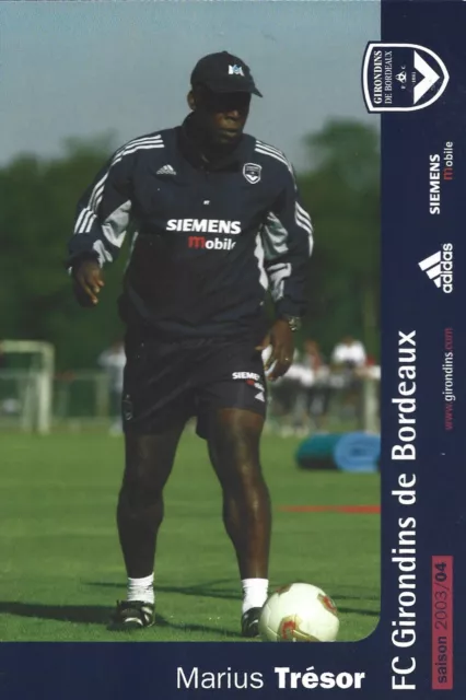 Football  Cp   Marius  Tresor   Girondins De Bordeaux  2003/04