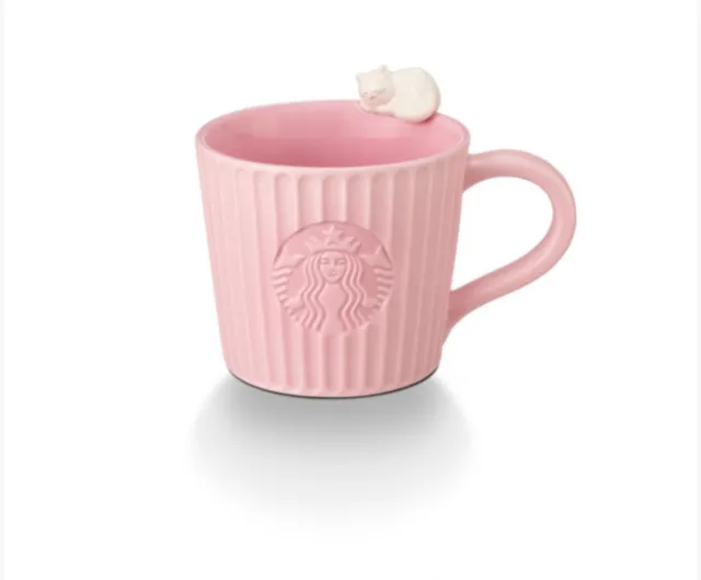 Starbucks Ceramic Mug Feline In Love Hong Kong Edition 2024 BNWT in Box