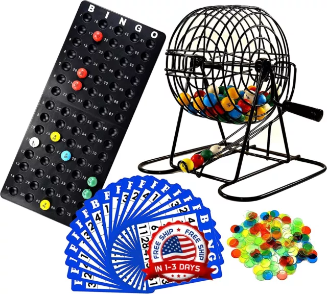 juego de mesa bingo completo para adultos y ninos juegos game Nuevo con 18 cards