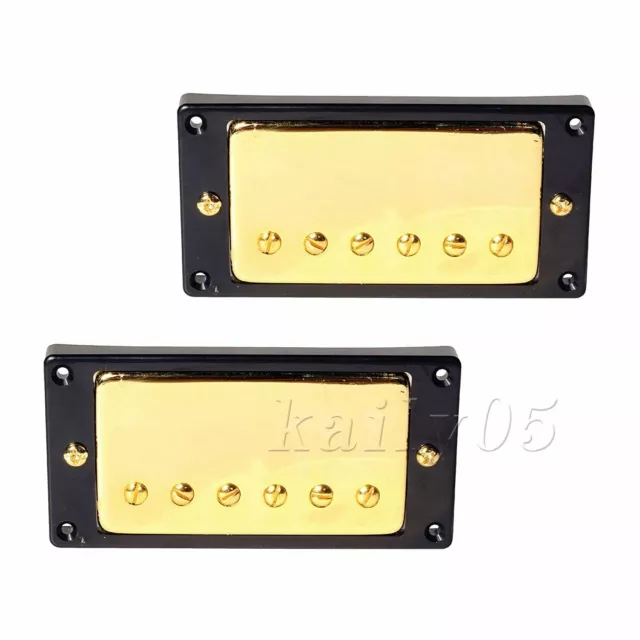 1 Set Gold Humbucker Guitar Neck Pickup Bridge Pickup Set for Les Paul 2