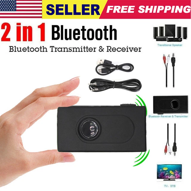 BLUETOOTH TRANSMITTER RECEIVER 2 IN 1 Wireless Audio 3.5mm Jack Aux