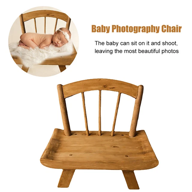 Accesorios para posar tiro vintage regalo bebé silla estudio fotográfico sólido