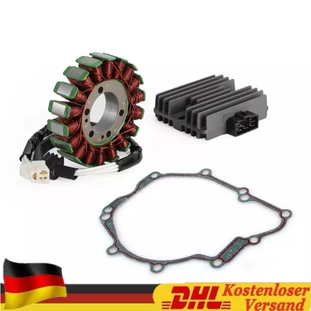 Stator mit Regler und Dichtung Set für Yamaha YZF-R6 R6 RJ05 RJ09 Bj 2003-2005