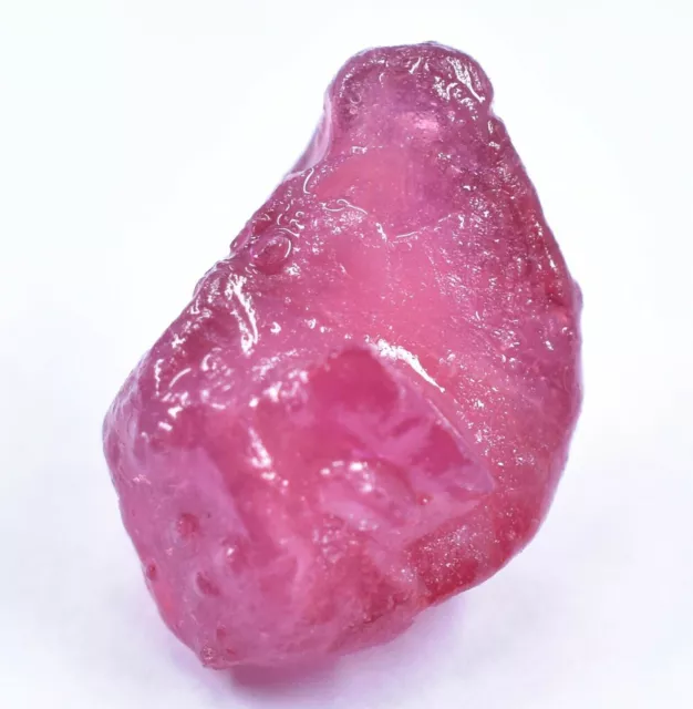 14.35 Ct Untreated Facet Red Ruby Burmese Rare 100% Natural Rough Certified