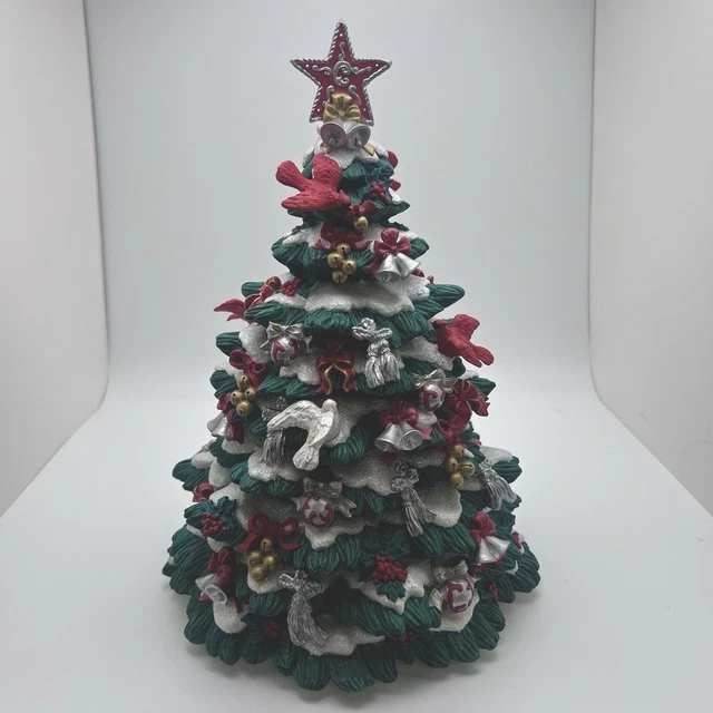 The San Francisco Music Box クリスマスツリー 置物 Jingle Bell Rotating Christmas Tree Fig - San Francisco