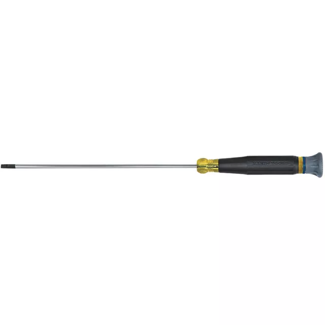 Klein Tools 614-6 Electronics Screwdriver, 1/8-Inch Cabinet Tip, 6-Inch Shank