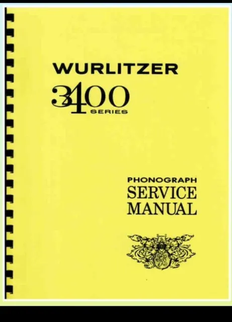 Wurlitzer  3400 Statesman Service Manual On CD in Easy to read PDF - 114 Pages