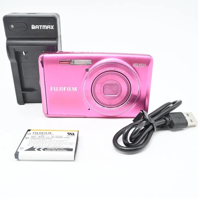 3230 富士フイルム FinePix JX700 ピンク デジカメ スリムなボディに1600万画素CCDと広角26mm光学式5倍ズームレンズ
