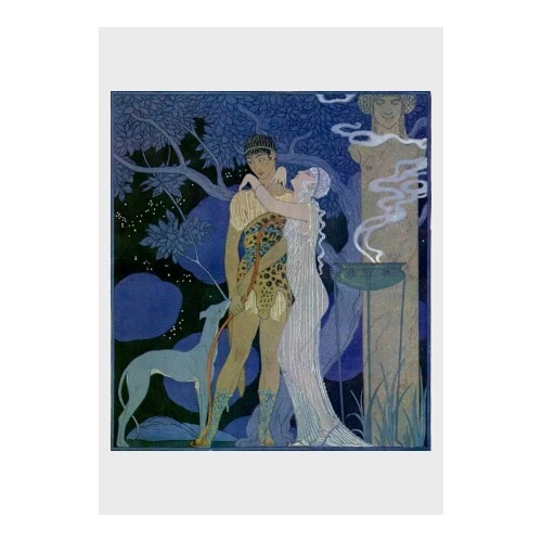 George Barbier - Phaedra and Hippolytus: Poster (11.7" x 16.5")