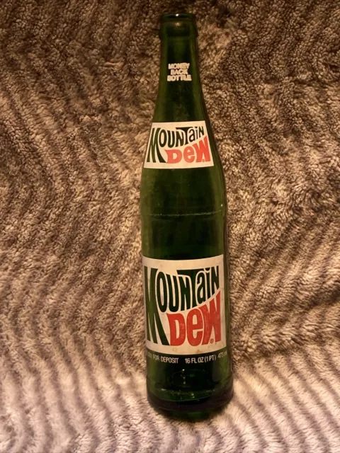 VINTAGE Mountain Dew Bottle 1979