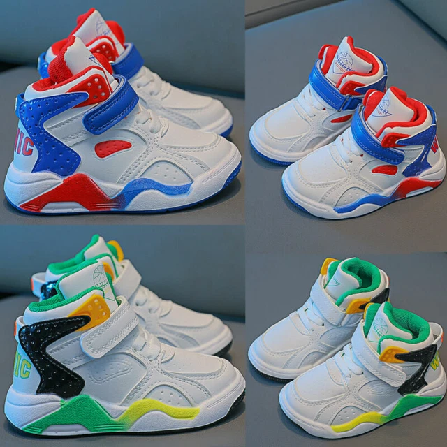 Kids Boys Girls Trainers Shoes Sports Sneakers Infant Toddler Baby Casual Shoes