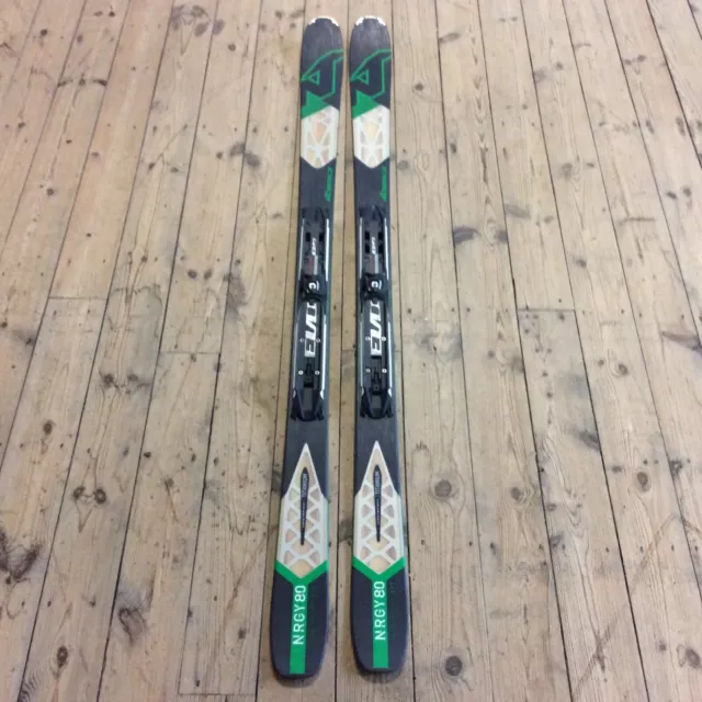 Nordica Nrgy 80 Lightweight Titanium All Mountain Green Grey 177 Cm Skis