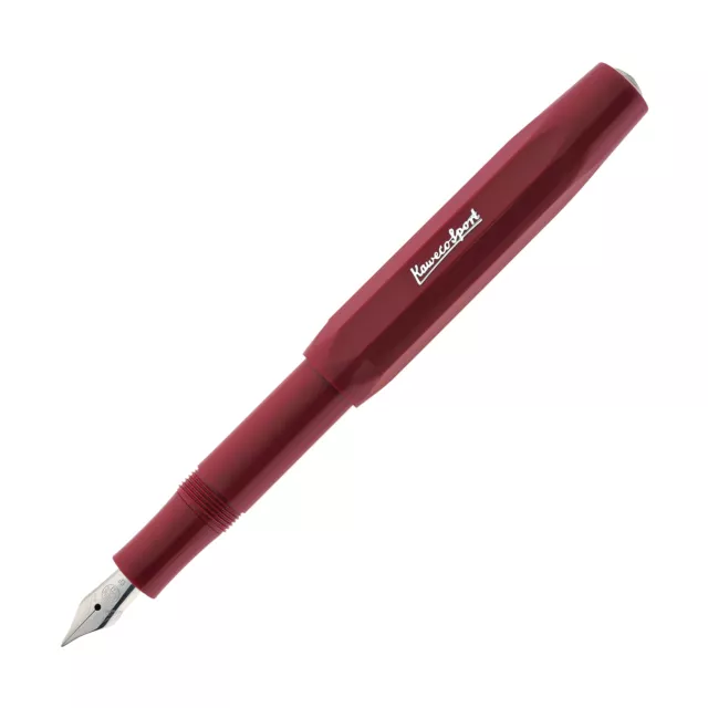 Kaweco Elite Royalty Sport Fountain Pen in Deep Red - Fine Point - NEW in Box