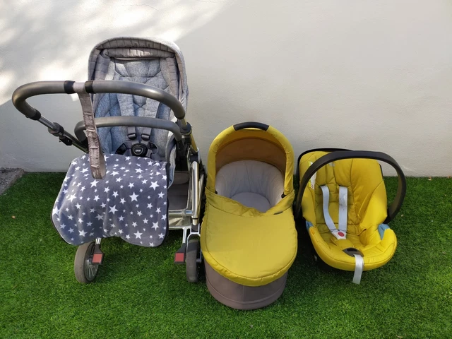 EXCELLENT CONDITION Mamas & Papas Urbo 2 Pushchair, Carrycot and Car Seat BUNDLE