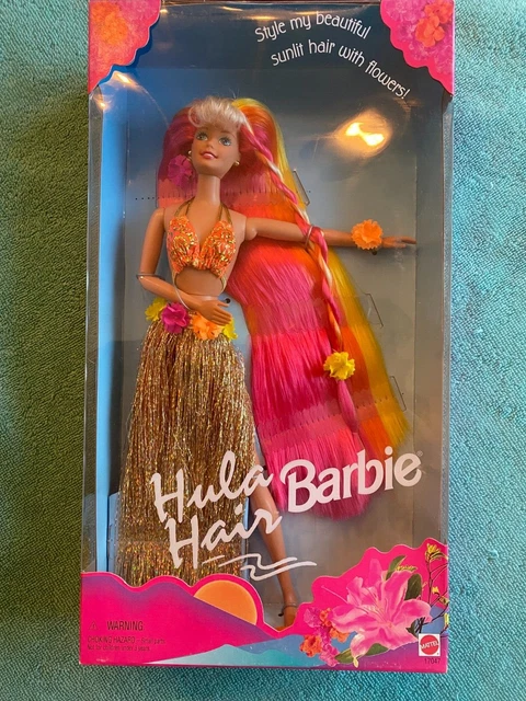 Mattel Hula Hair Barbie 1996 SEALED NIB NICE See Pics Mattel Hula Hair Barbie 1996 SEALED NIB NICE See Pics