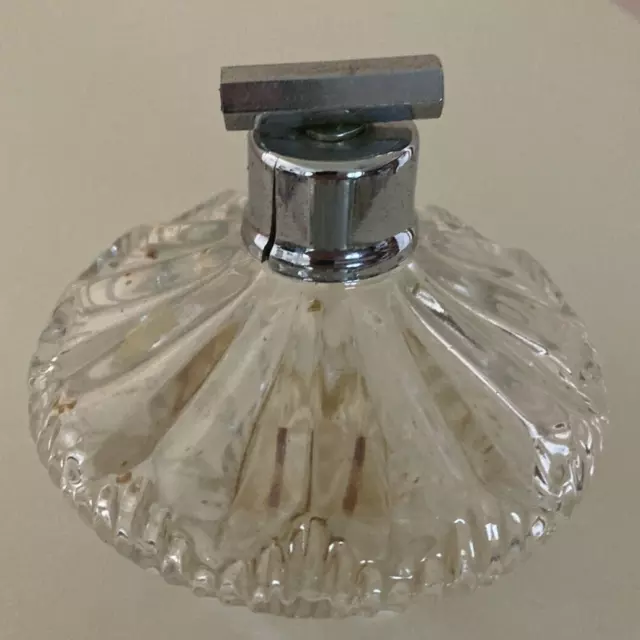 Vintage  Genuine Lead Crystal Perfume Bottle Atomizer West Germany