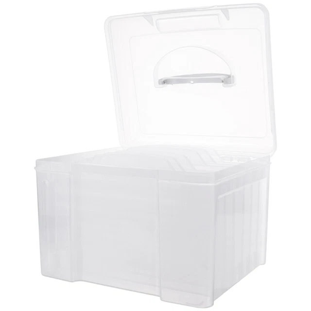 Caja organizadora caja de fotos libre de ácido organizador de fotos caja de almacenamiento de fotos inserto