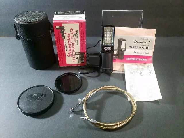 Photography Mixed Lot #1:  $1 Start, No Res! Bulk Lot Camera Gear, Flash, Filter