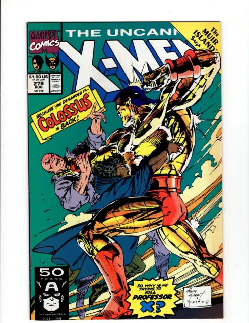 UNCANNY X-MEN #279 (1991) Marvel - Claremont/Nicieza/Jim Lee/Kubert - VF/NM