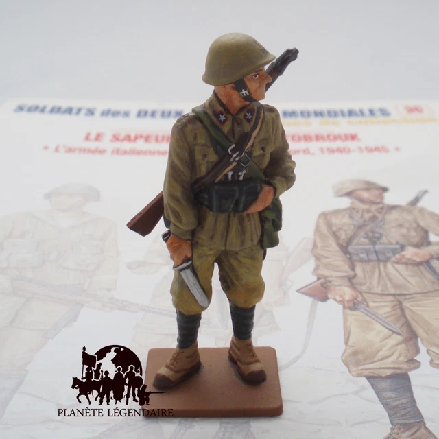 Figurine Del Prado plomb Soldat Sergent Alpin Italie - 1940