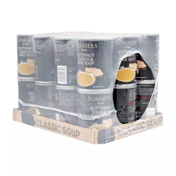 CASE of Bonners Butternut Squash & Sage Soup (24x400g) BBE3/25