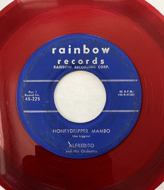 Latin 45 / Alfredito “Honeydripper Mambo” ~ Rainbow Red WAX ~ HEAR