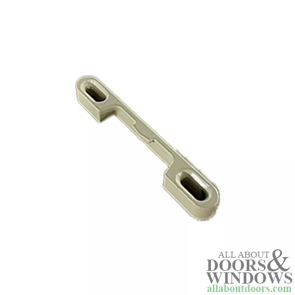 Recessed Keeper: 2-3/4" - Beige