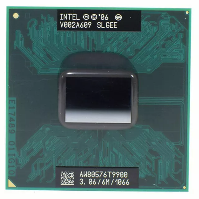 Intel Core 2 Duo Mobile T9900 3.06 GHz CPU Dual-Core SLGEE Socket M Processor